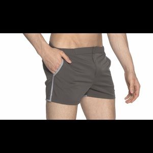 2" Angeleno Solid Stretch Swim Trunk